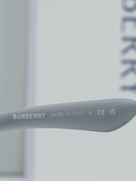 Burberry BE4291 421387 Shield Sunglasses - Matte Grey / Dark Grey main image 12